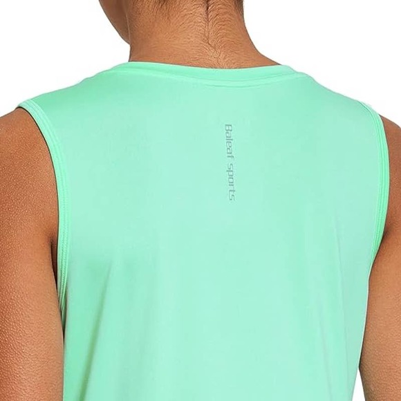 BALEAF Workout Tank Top Sleeveless Yoga Top Pickleball Sports Gym Exercise S NEW - Picture 5 of 6